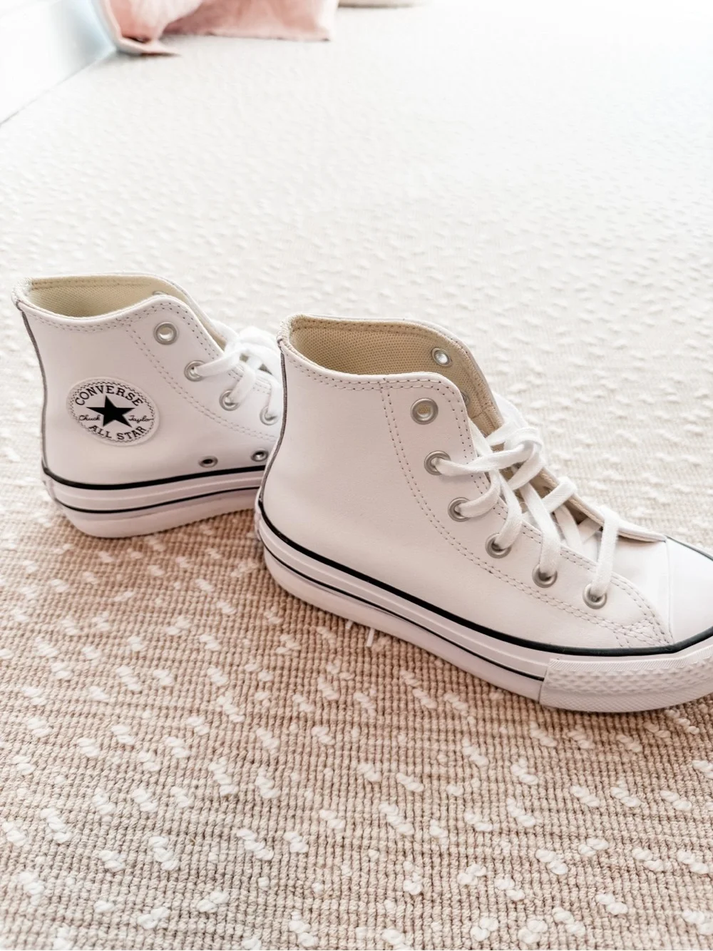 Converse Kids' White Chuck Taylor High Top Sneakers